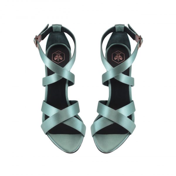 MICHELLE Vert Satin 110mm