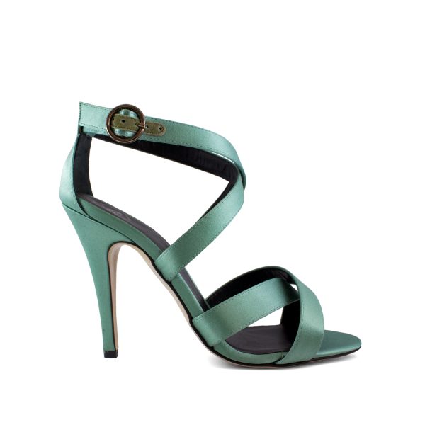 MICHELLE Vert Satin 110mm