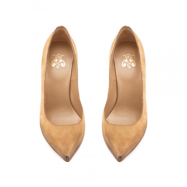 VICTORIA daim beige 100mm