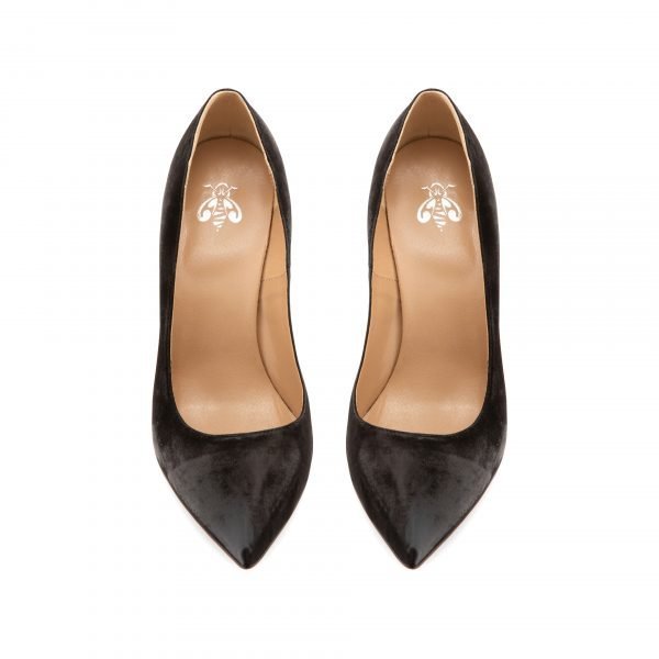 VICTORIA daim noir vieilli 100mm
