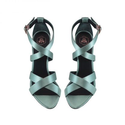 MICHELLE Vert Satin 110mm