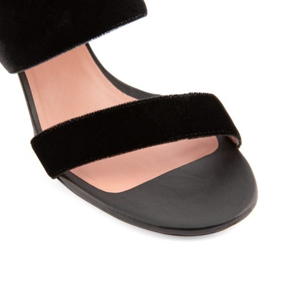 NICOLE velours noir 80mm