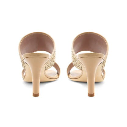 NICOLE beige foncé or 80 et 100mm