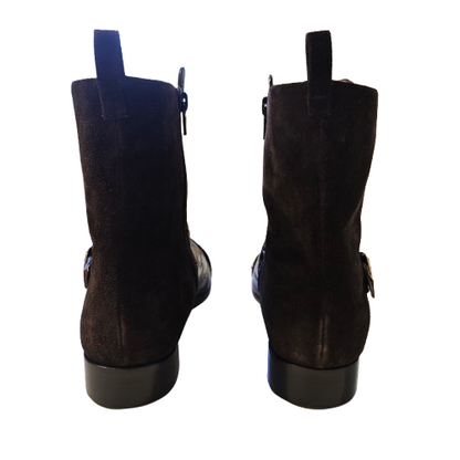 BRENDA cuir croco et daim 20mm