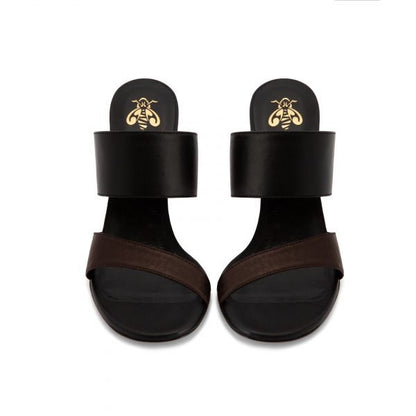NICOLE noir marron 80mm